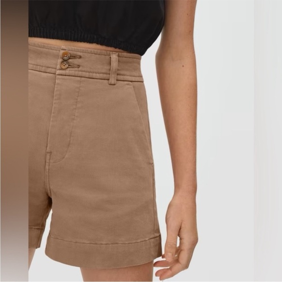 Everlane Way High Twill Shorts - Picture 4 of 10